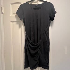 Theory Black Drape Dress size Small